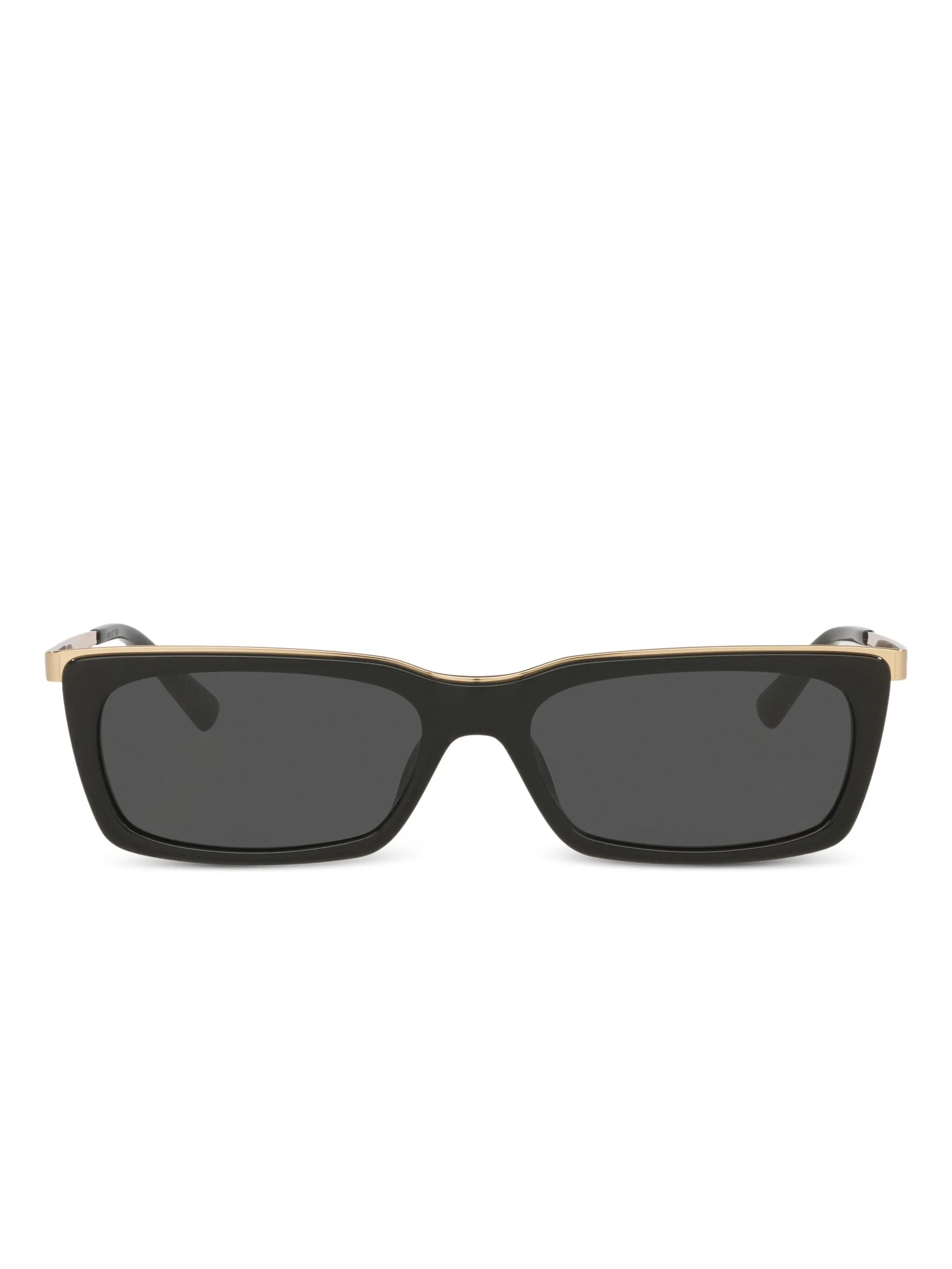 

Солнцезащитные очки в прямоугольной оправе Saint Laurent Eyewear, черный