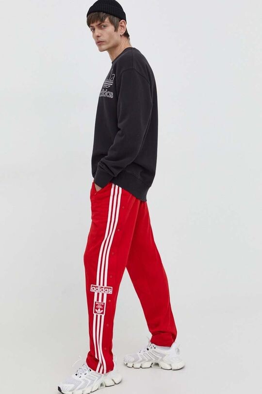 Хлопковая толстовка adidas Originals, черный — фото 2