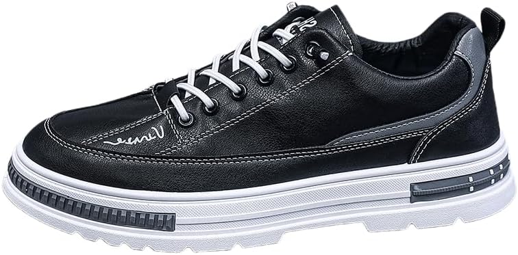 

Мужские модные спортивные кроссовки - шнурованные с толстой подошвой, белые слипоны - удобные и повседневные - подходят для всех сезонов Spkfhd