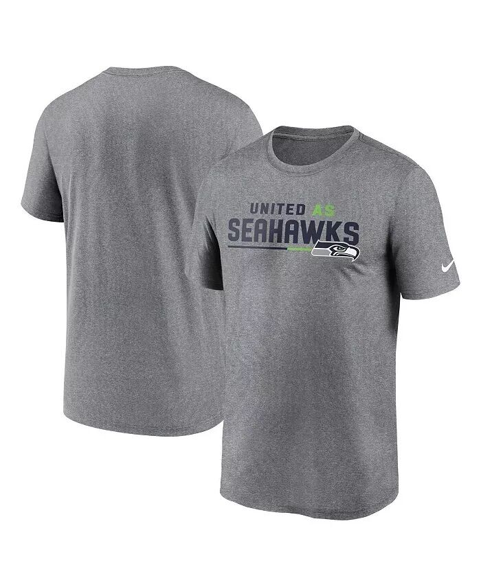 

Мужская футболка Heather Grey Seattle Seahawks Legend Team Shoutout Performance Nike