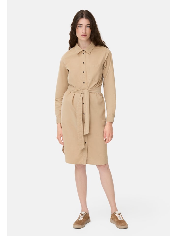 

Платье с длинными рукавами и поясом на талии карамельного цвета Camel Active