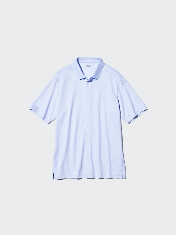 Поло AIRism из хлопкового пике (на пуговицах) Uniqlo, 30 natural — фото 4