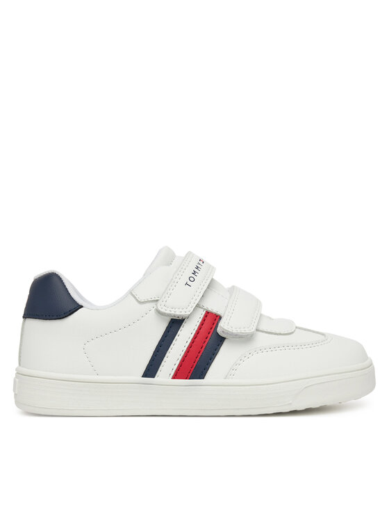 

Кроссовки Stripes Low Cut Velcro Sneaker T1X9-33839-1355 S Tommy Hilfiger, белый