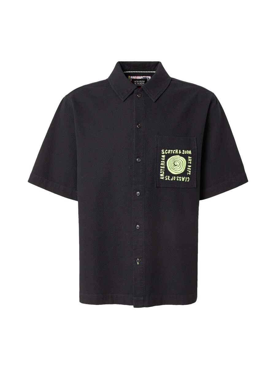 

Рубашка на пуговицах Comfort fit SCOTCH & SODA, черный