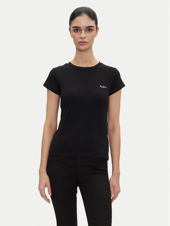 

Футболка обычного кроя PL506037 Pepe Jeans, черный