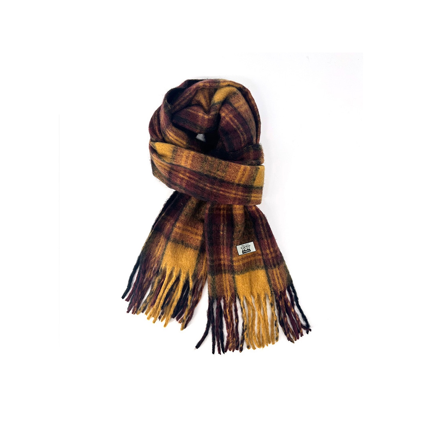 

Disney Вязаный шарф унисекс, Maillard Style Coffee Yellow