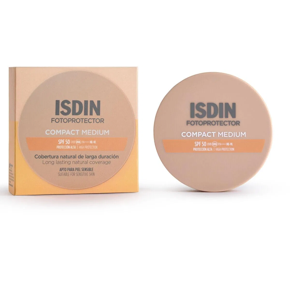 Компактный солнцезащитный крем для лица «Fotoprotector Compact Medium SPF50» от ISDIN Isdin