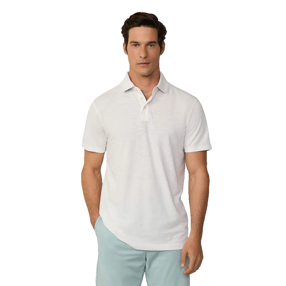 

Поло с коротким рукавом Hackett Swim Palm, белый