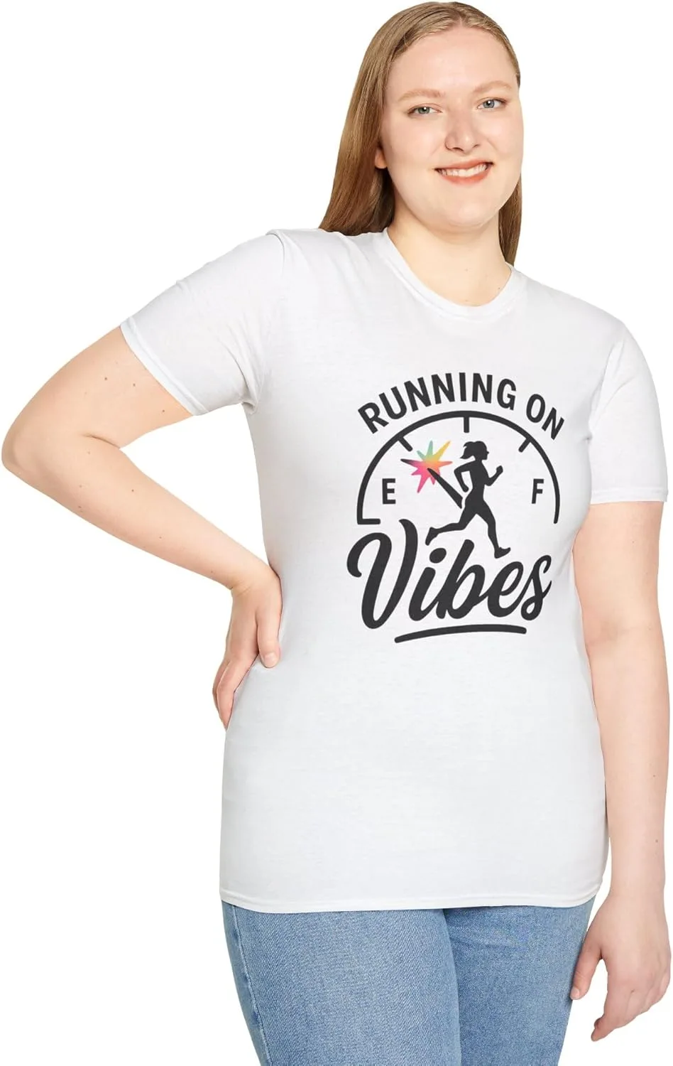 Футболка Unisex Running On Vibes — фото 4