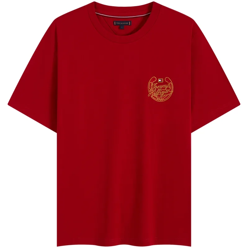 Футболка мужская новогодняя Tommy Hilfiger, Red XMP
