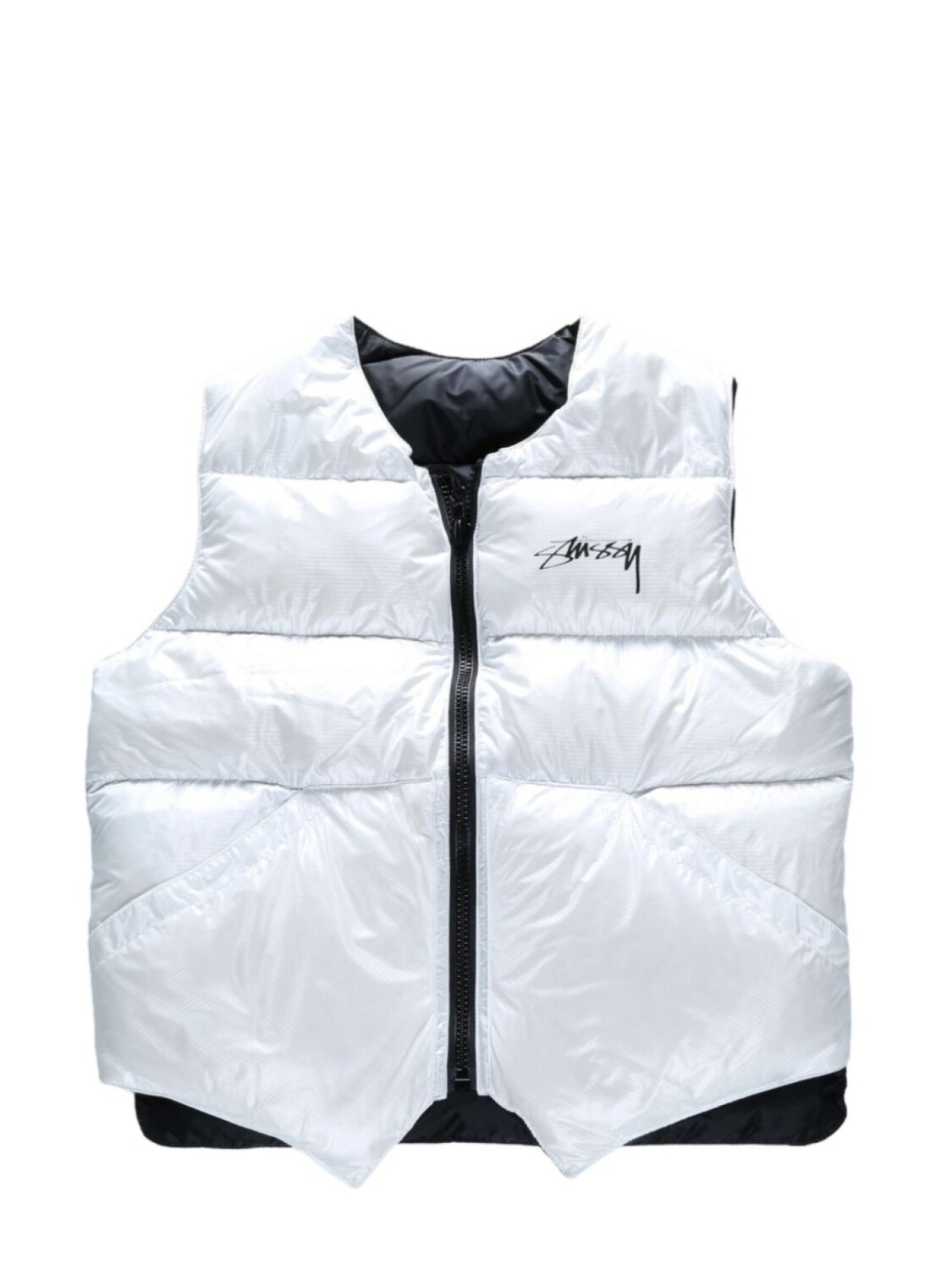 

Двусторонний жилет Stüssy x Our Legacy x Crescent Down Works, белый