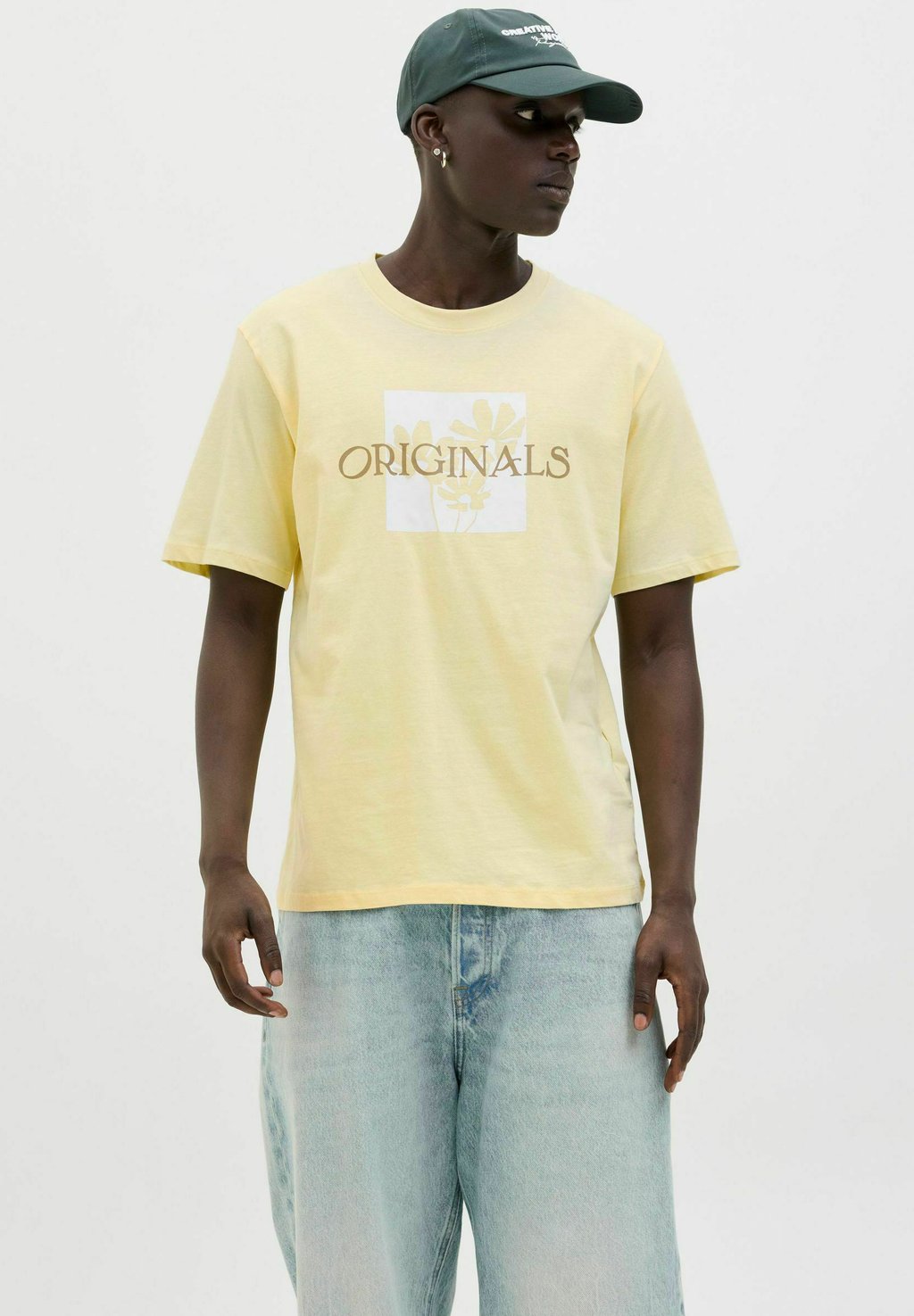 

Футболка с принтом RUNDHALSAUSSCHNITT Jack & Jones, желтый