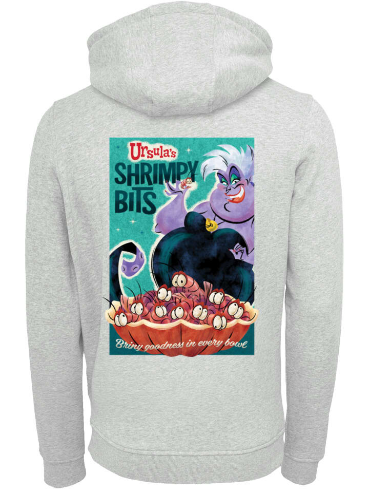

Пуловер F4NT4STIC Hoodie Disney Villians Ursula Shrimpy Bits, пятнистый серый