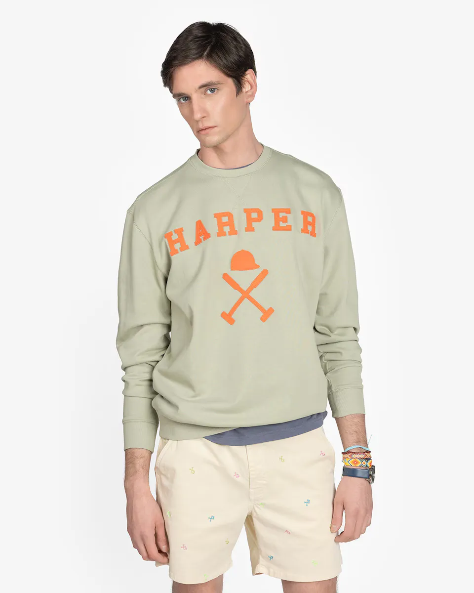 

Мужская спортивная толстовка с рисунком спереди Harper & Neyer, зеленый