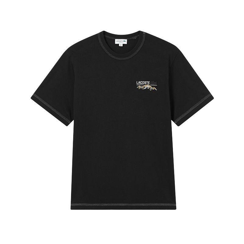 Футболка Printed Jersey LACOSTE, оливковый — фото 3