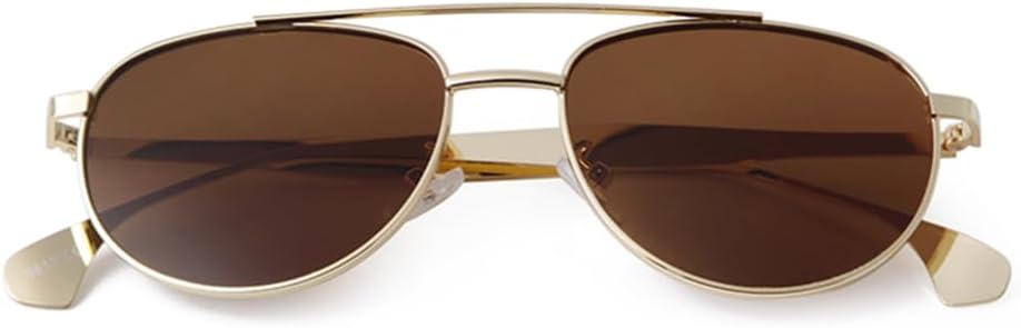 

Модные солнцезащитные очки для женщин, винтажные солнцезащитные очки для мужчин, солнцезащитные очки в золотой металлической оправе, женские очки с защитой от УФ-излучения SZVVBKK, 3