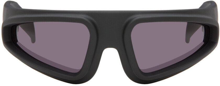 

Черные солнцезащитные очки Ryder Rick Owens, черный/черный