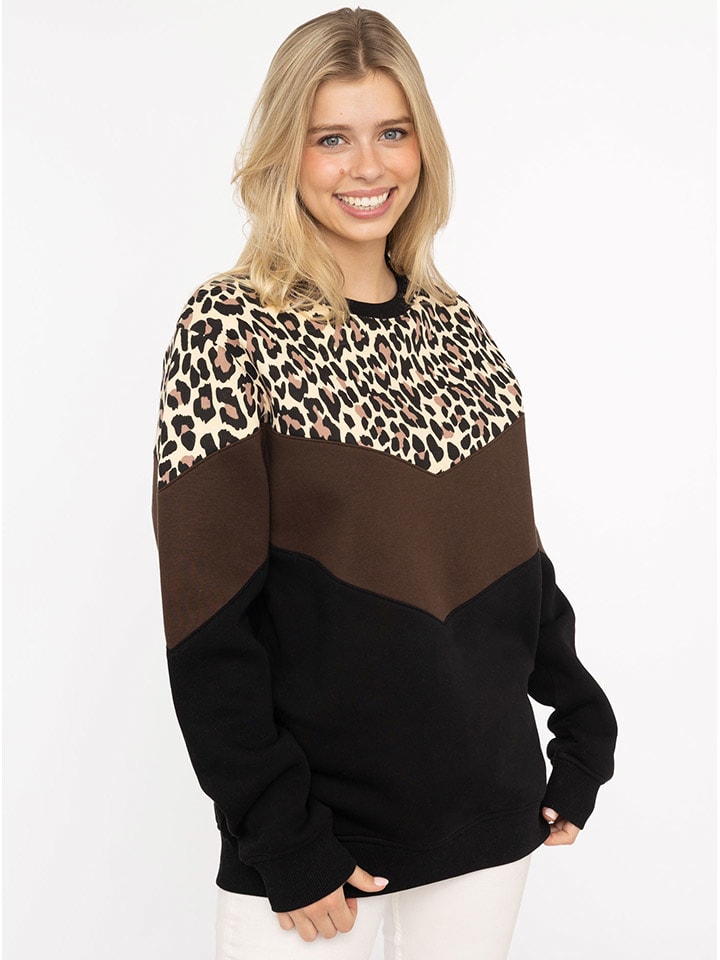 

Толстовка Konny черно-коричневого цвета Zwillingsherz