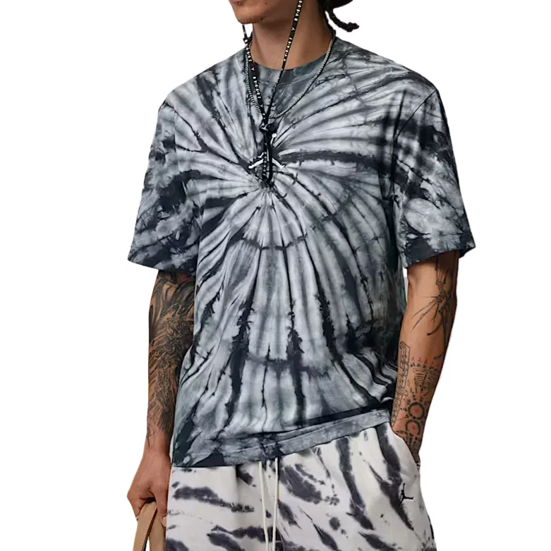Футболка мужская Brooklyn Tie-Dye Festival Jordan, Sail White/Light Ivory White