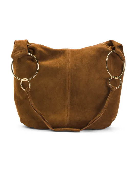 

Замшевые бродяги Made In Italy с круглой ручкой Marlon, коричневый