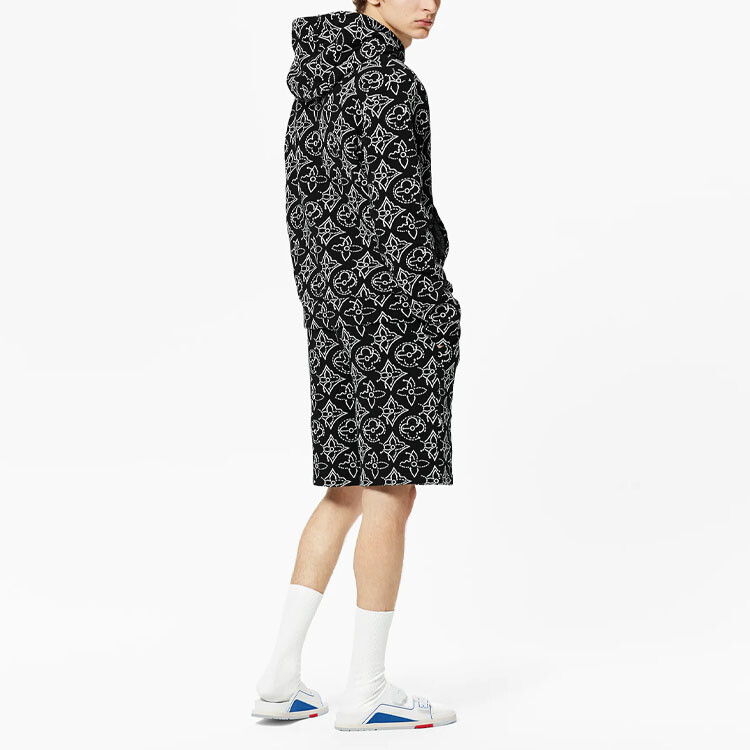 Толстовка мужская Nba x Louis Vuitton, черный / белый — фото 3