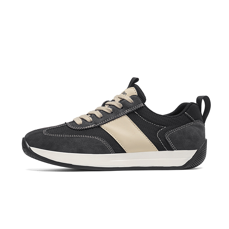 

Mulinsen Износостойкие и легкие мужские низкие кеды Casual Black, цвет Black