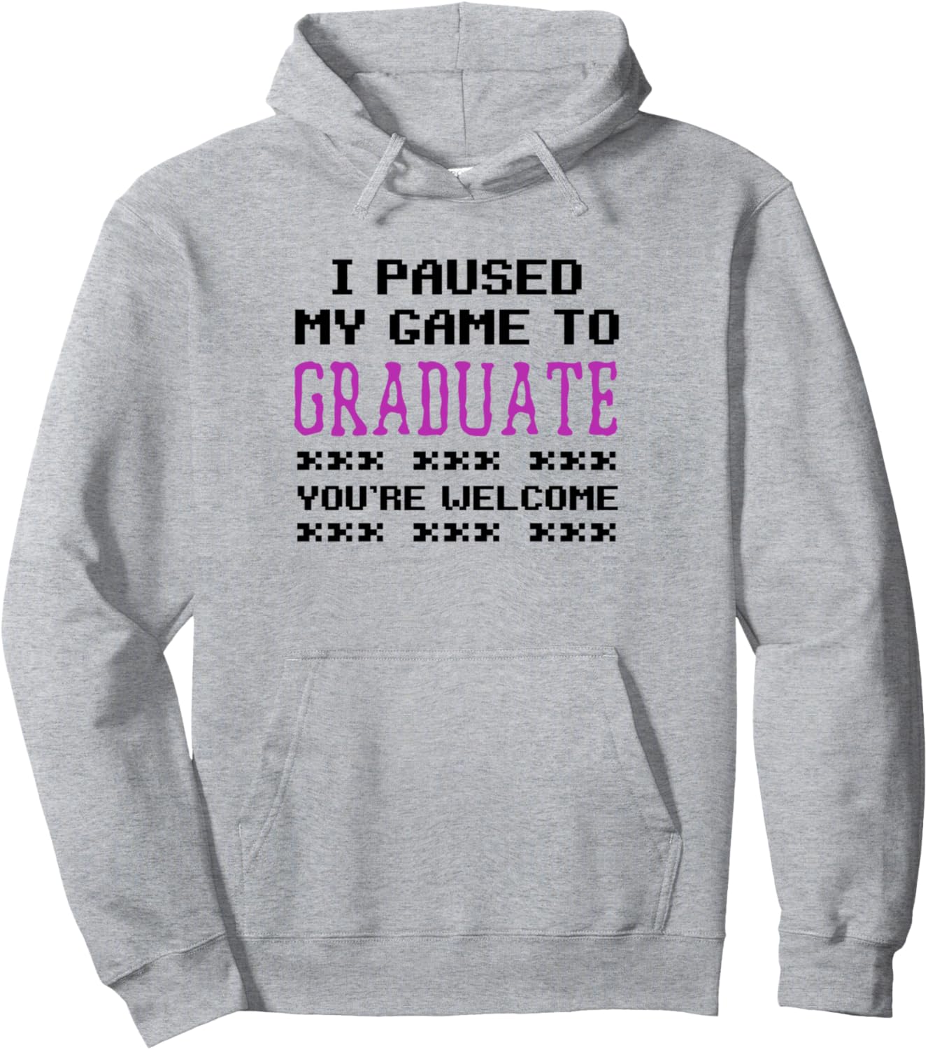 

Забавная толстовка с коротким рукавом для выпускника-геймера 2024 года Graduation Gifts Short Sleeve, серый