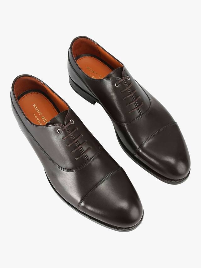 Оксфордские туфли из слоановой кожи Kurt Geiger London, темно-коричневый — фото 2