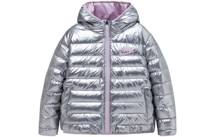 

Детский пуховик Nike, цвет Silver Gray