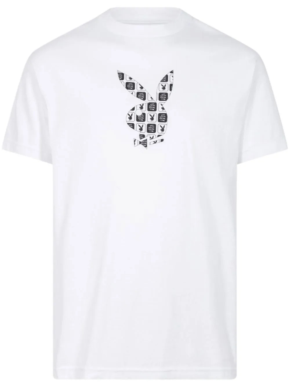 

Футболка Checkered из коллаборации с Playboy Anti Social Social Club, белый