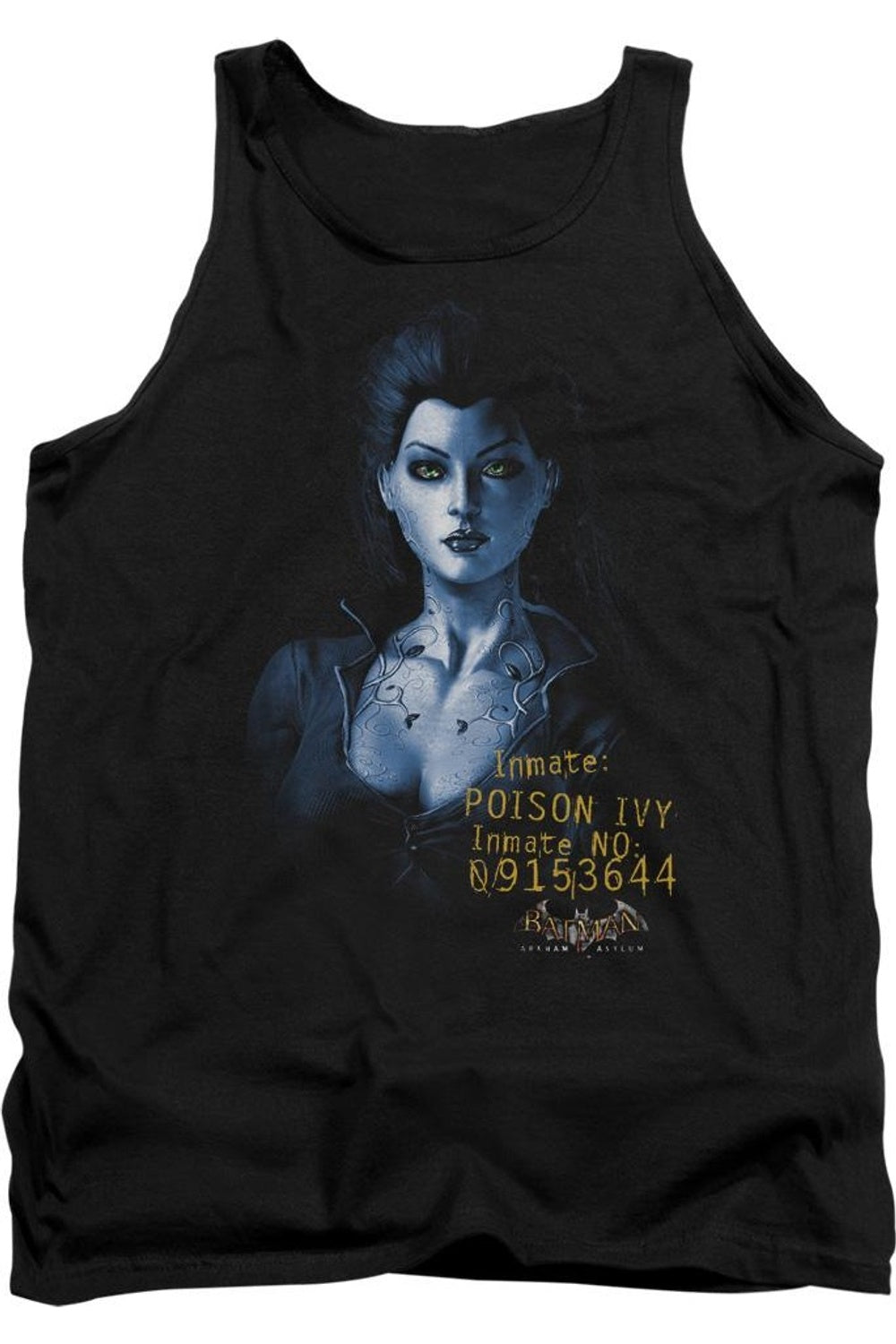 

Batman Arkham Asylum Arkham Poison Ivy Взрослый Майка Gildan, черный