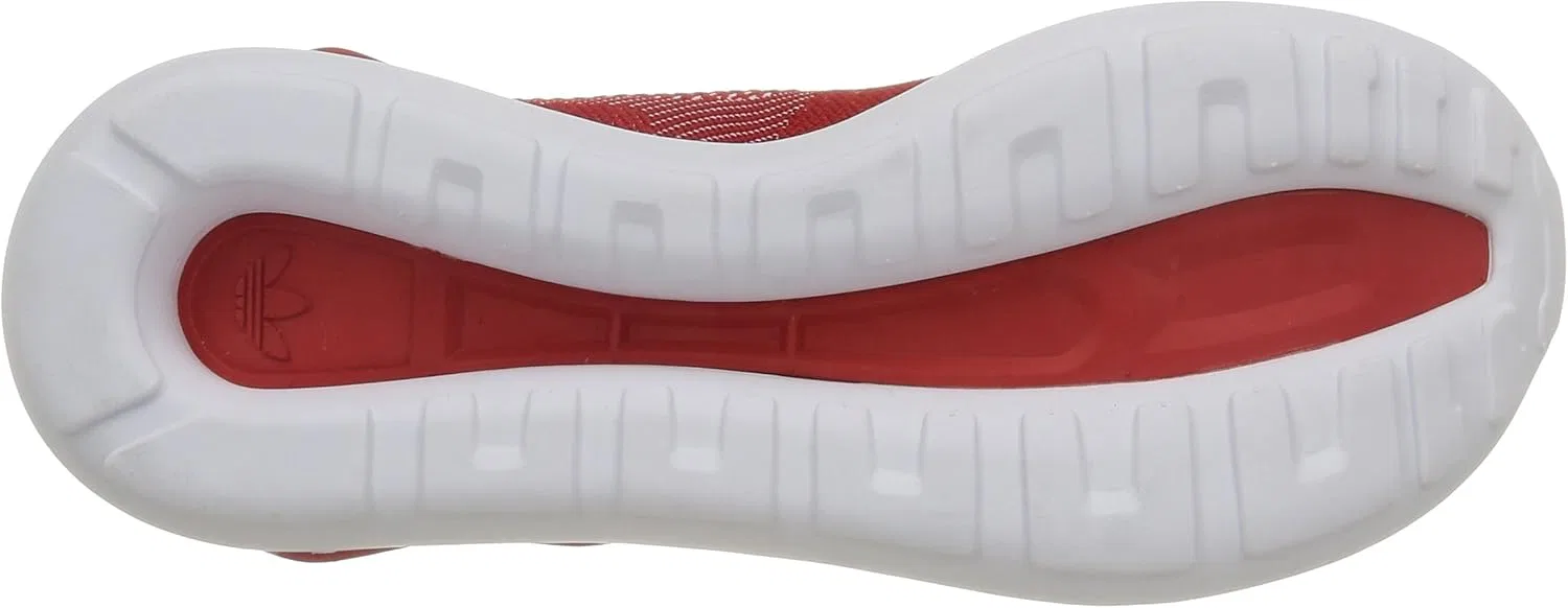 Мужские беговые кроссовки Adidas Tubular Runner Weave, Red Scarle Scarle Ftwwht — фото 4