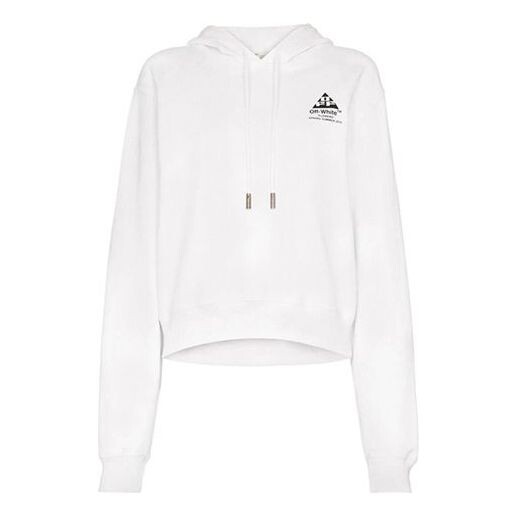 

Толстовка back logo alphabet printing loose white Off-White, белый