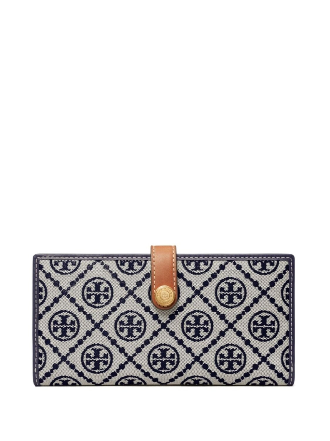 

Tory Burch кошелек T Monogram Slim, синий