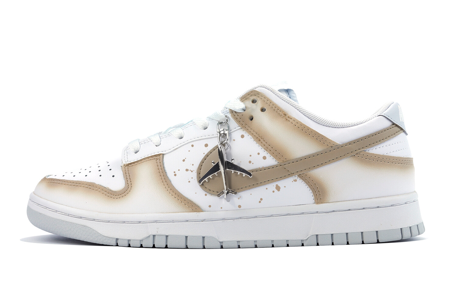 

Кроссовки Nike Dunk Skateboarding Shoes Men Low-top White/khaki, хаки