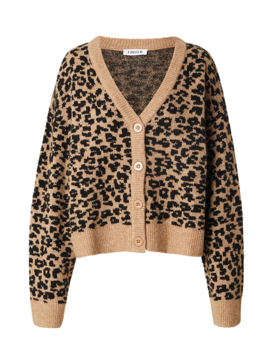 

Вязаный кардиган EDITED Leanne, цвет Beige/Brown