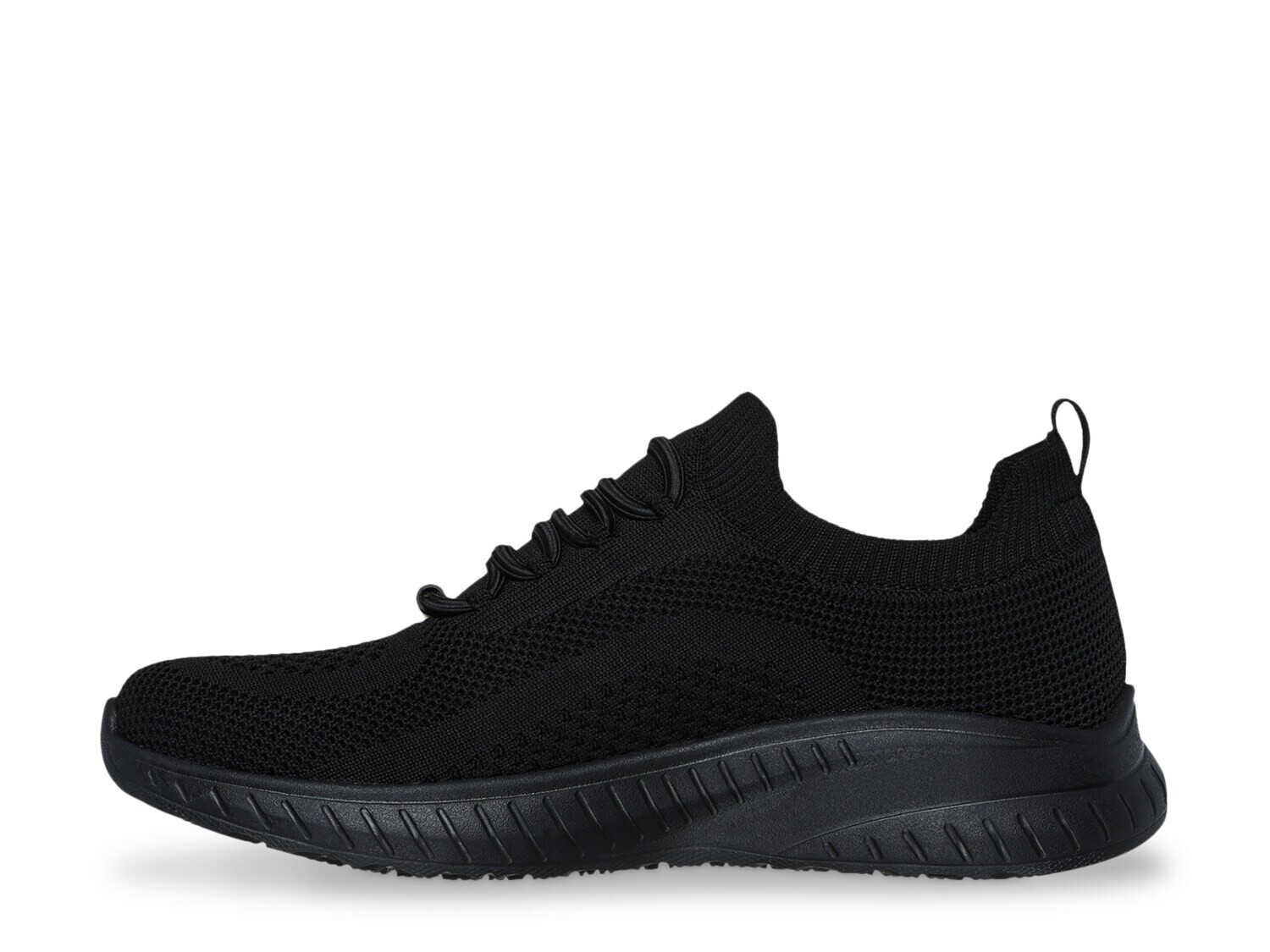 Кроссовки-слипоны женские Skechers Bobs Relaxed Fit Sport Squad Chaos SR, черный — фото 2