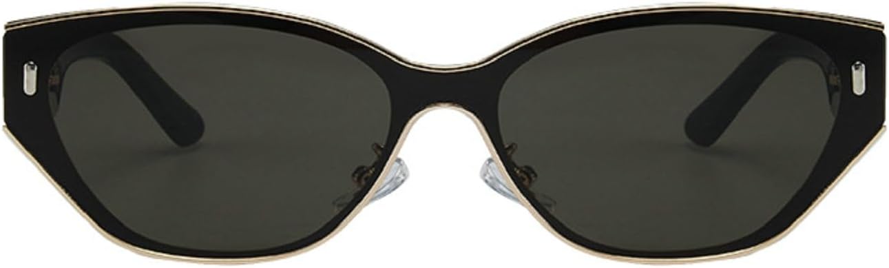 

Солнцезащитные очки Melrose Fashion Cat Eye для женщин, классический винтажный стиль, защита от УФ-излучения UV400, для путешествий на открытом воздухе, модель 7598, Gold Grey