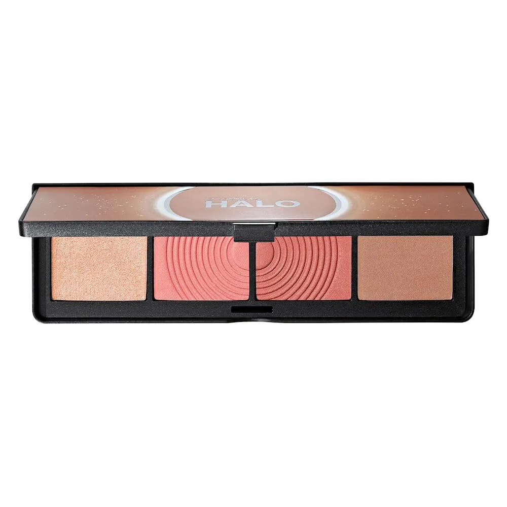 Палетка теней для лица Smashbox Halo Sculpt + Glow | Витамин Е, стойкая формула, контурирование и хайлайтер, 0,55 унции., 02 - Back To Cali