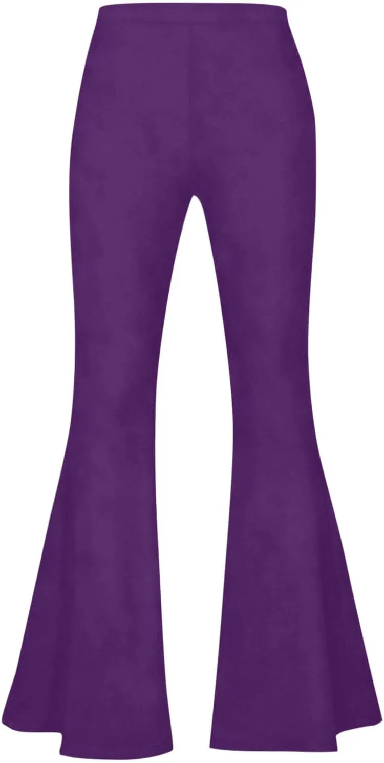 Женские брюки-клеш Flare Leggings с карманами и высокой посадкой — фото 4