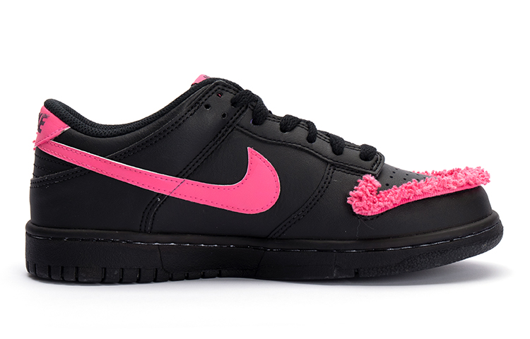 

Кроссовки Nike Dunk Skateboard Shoes Women's Low-Top Black Pink