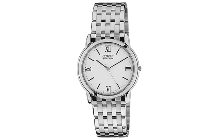 

CITIZEN Часы Ecology Drive Collection Solar Quartz Movement Watch Men's Watch White Dial, White