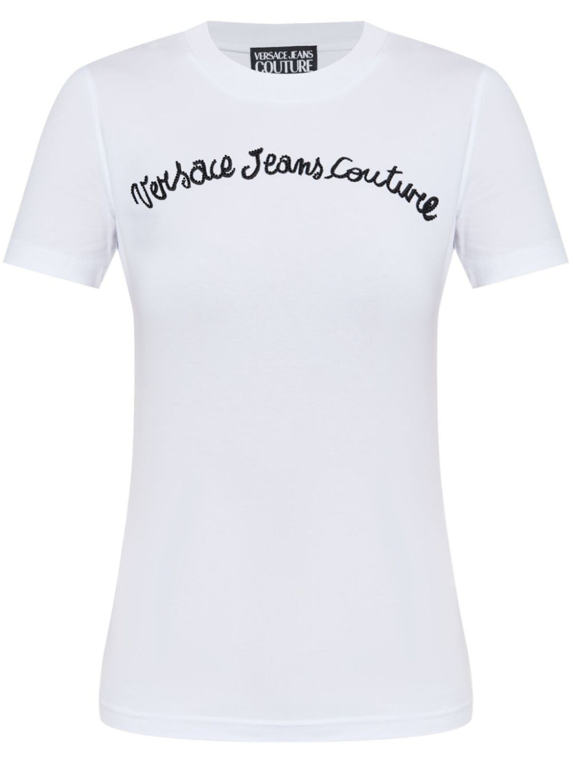 

Versace Jeans Couture футболка с декорированным логотипом, белый