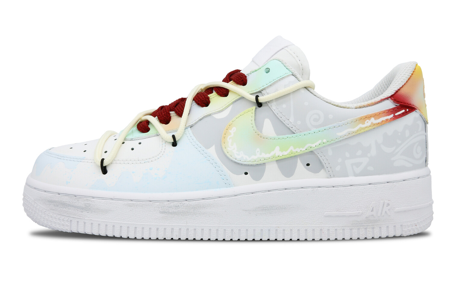 

Женские кроссовки для скейтбординга Nike Air Force 1, Gray
