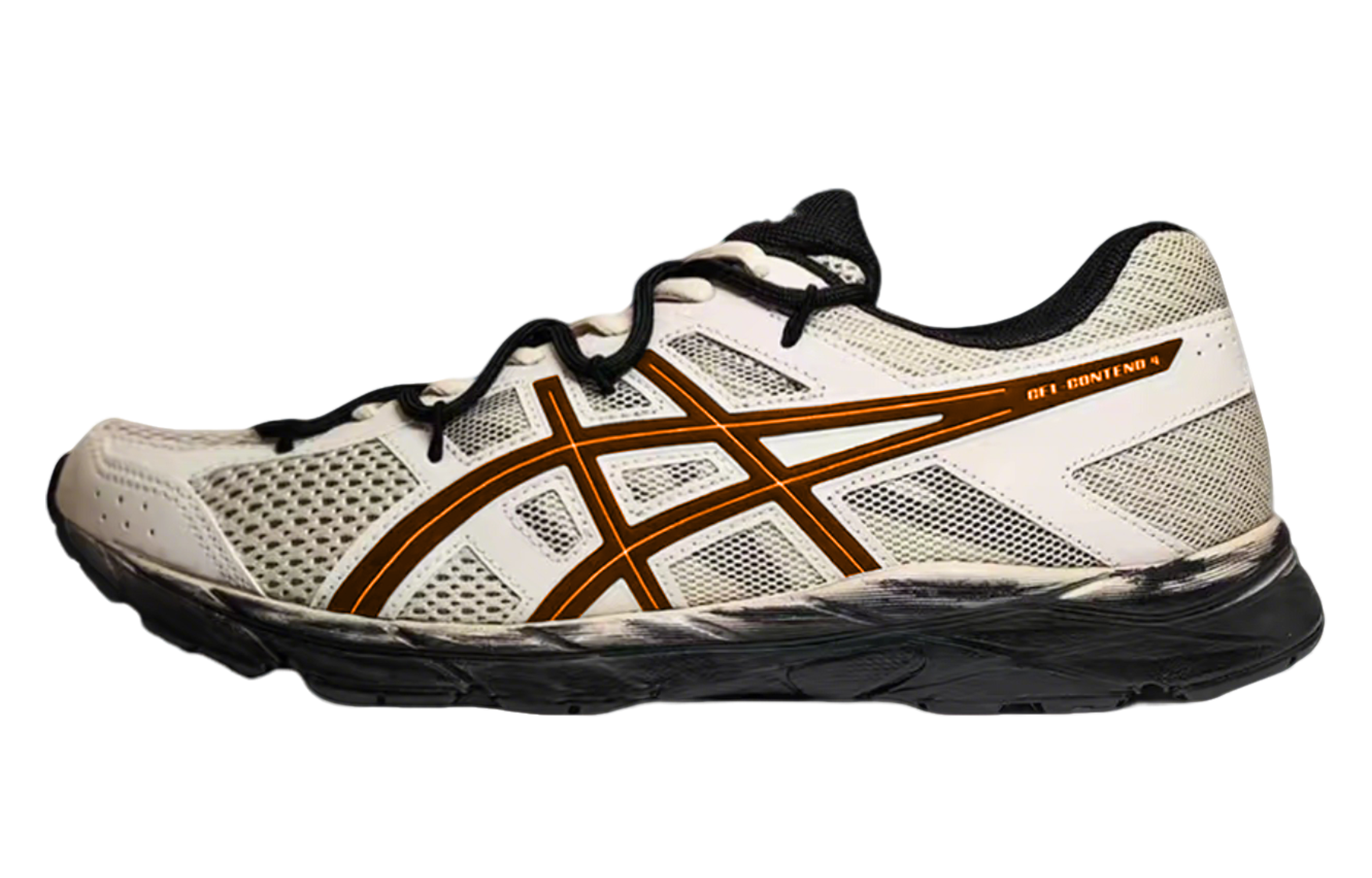 

ASICS Gel Contend 4 с амортизацией, устойчивые к истиранию, дышащие низкие кроссовки для повседневного бега мужские серо-коричневые