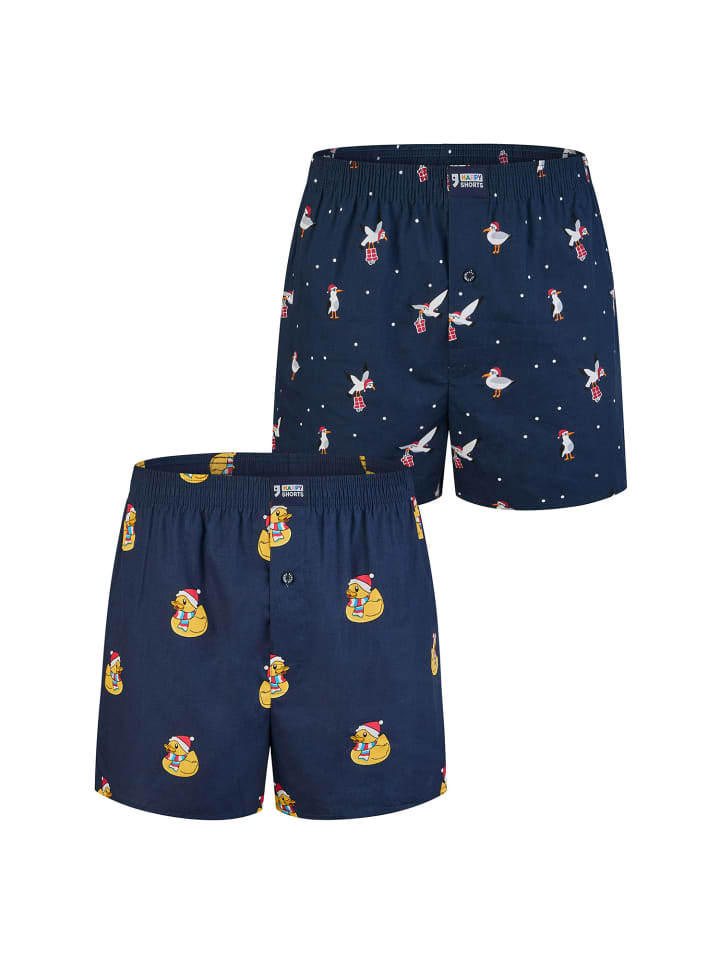 

Трусы боксеры Happy Shorts Boxer X-mas Shorts, Geschenk, Weihnachten, Motiv, цвет Animal Christmas