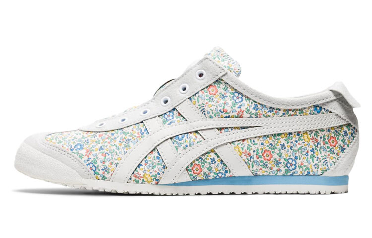 

MEXICO 66 Кроссовки Lifestyle женские с низким верхом Broken Flowers белые Onitsuka Tiger, Белый, MEXICO 66 Кроссовки Lifestyle женские с низким верхом Broken Flowers белые Onitsuka Tiger