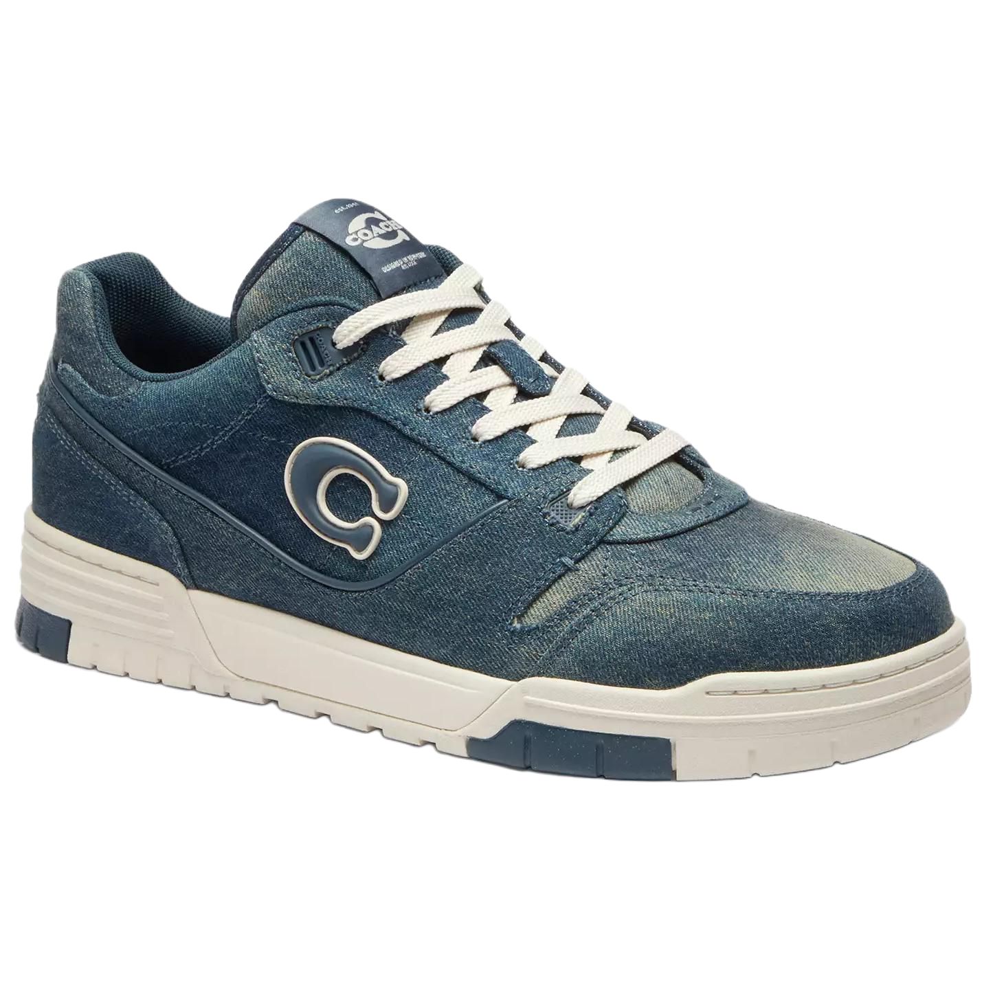 COACH Soho Low top Skateboard Shoes мужские синие — фото 4