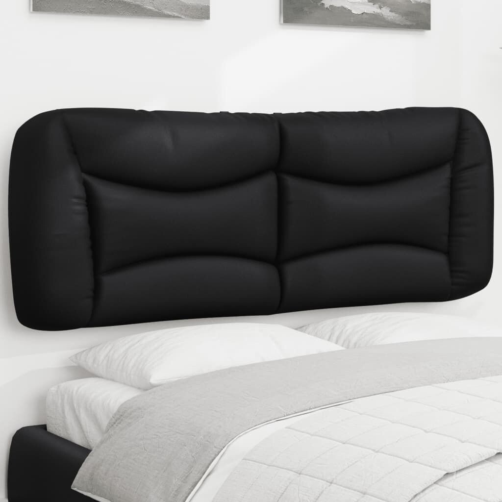 

Подушка на изголовье черная искусственная кожа 120 см DKD HOME DECOR