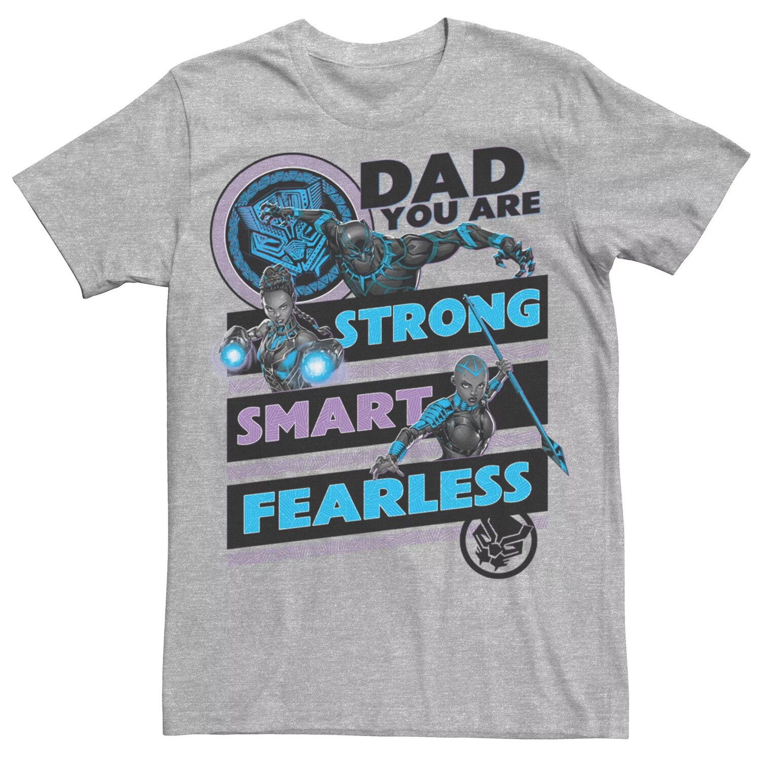 

Мужская футболка Marvel Black Panther Dad Traits Licensed Character